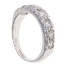 18ct White Gold 0.90ct Brilliant Cut Diamond Half Eternity Ring