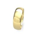 18ct Yellow Gold 6mm Traditional Court Wedding Band