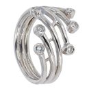 9ct White Gold 0.20ct Diamond Fancy Ring by Anya Belle