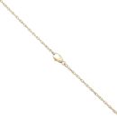 9ct Yellow Gold Flowers Collarette 16"