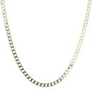 9ct Yellow Gold Curb Chain 20"