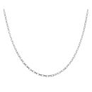 Silver Oval Belcher Chain 22" By Icesia