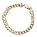 9ct Yellow Gold Curb Bracelet 8.5"