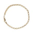 9ct Yellow Gold Fancy Bracelet 7.5"