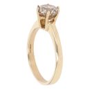 18ct Yellow Gold 2.05ct Tinted Brilliant Cut Diamond Solitaire Ring