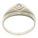 9ct Yellow Gold 0.20ct Diamond Signet Ring