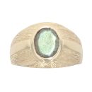 9ct Yellow Gold Labradorite Signet Ring