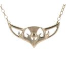 9ct Yellow Gold Rennie Mac Pendant And Chain 18"