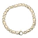 9ct Yellow Gold Fancy Bracelet 9"