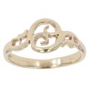 9ct Yellow Gold Filigree Ring