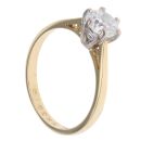 18ct Yellow Gold 0.95ct Brilliant Cut Diamond Solitaire Ring