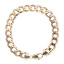 9ct Yellow Gold Curb Bracelet 10"