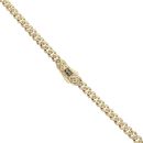 14ct Yellow Gold Monaco Classic Flex Lock Curb Chain 16"