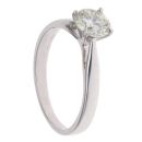 Platinum 0.75ct Brilliant Cut Diamond Solitaire Ring