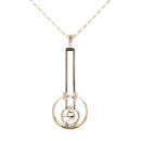 9ct Yellow Gold Rennie Mac Fancy Pendant And Chain 18"