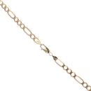 9ct Yellow Gold Figaro Chain 22"