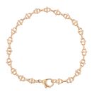 9ct Yellow Gold Belcher Bar Bracelet 7.5"