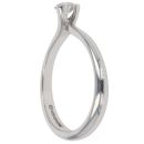 18ct White Gold 0.25ct Diamond Solitaire Ring