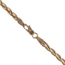 9ct Yellow Gold Fancy Plait Chain 18"