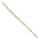 9ct Yellow Gold T-Bar Bracelet 8.5"