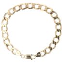9ct Yellow Gold Curb Bracelet 7.5"