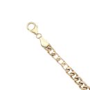 9ct Yellow Gold Curb and Bars Bracelet 7.5"