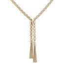 9ct Yellow Gold Belcher Tassel Chain 18"