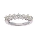18ct White Gold 1.50ct Diamond Half Eternity Ring