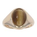 9ct Yellow Gold Tiger Eye Signet Ring