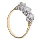 18ct Yellow Gold 0.70ct Brilliant Cut Diamond Trilogy Ring