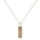 9ct Yellow Gold 0.06ct Diamond Clogau Pendant and Chain 18"