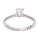 9ct White Gold 0.25ct Diamond Solitaire Ring