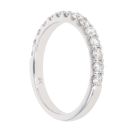 9ct White Gold 0.70ct Diamond Half Eternity Ring