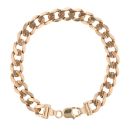 9ct Yellow Gold Curb Bracelet 8.5"