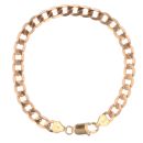 9ct Yellow Gold Curb Bracelet 8"