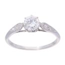 18ct White Gold 0.60ct Diamond Solitaire Ring