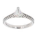 Platinum 0.75ct Diamond Solitaire Ring