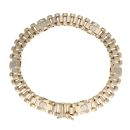 9ct Yellow and White Gold Jubilee Screw Bracelet 7"