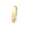 18ct Yellow Gold 2.5mm Soft Chamfered Edge Wedding Band