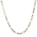 9ct Yellow Gold Figaro Chain 28"