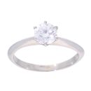 Platinum 0.70ct Diamond Solitaire Ring