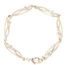 9ct Yellow Gold Fancy Bracelet 7"