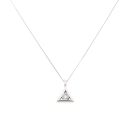 9ct White Gold 0.25ct Brilliant Cut Diamond Solitaire Pendant And Chain 18"