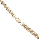 9ct Yellow Gold Patterned Belcher Chain 26"