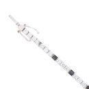 9ct White Gold Cubic Zirconia Bracelet 7"