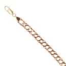 9ct Yellow Gold Double Curb Bracelet 7.5"