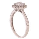 9ct White Gold Cubic Zirconia Cluster Ring