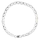 Silver Anchor Bracelet 8" By Icesia