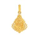 22ct Yellow Gold Seated Lakshmi Pendant