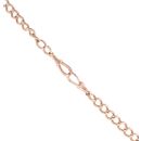 9ct Rose Gold Albert T-Bar Chain 18"